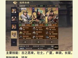 无畏三国兵种搭配秘籍，揭秘底层逻辑实战映射攻略